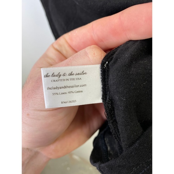 The lady & the sailor Crew Neck Short Tee Shirt - Picture 6 of 6